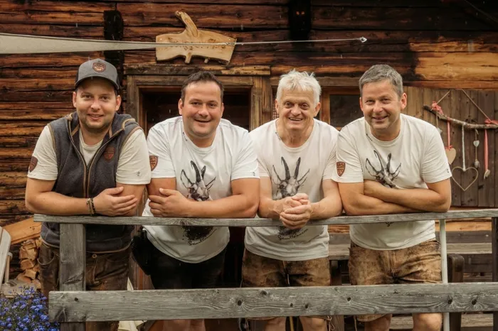 Stemberger family at the Bruggeralm