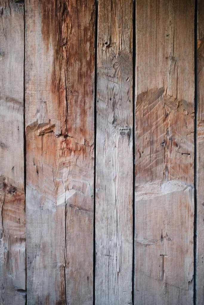 Alpine reclaimed wood texture for cozy hut atmosphere