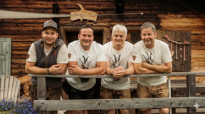 Familie Stemberger auf der Bruggeralm
